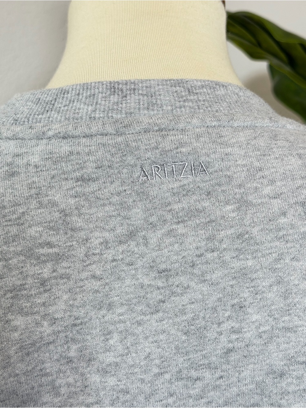 Aritzia Sweatfleece Mega Fit Cropped Crewneck - Picture 7 of 11